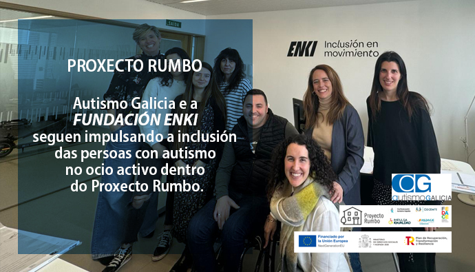 Autismo Galicia e a Fundación ENKI seguen impulsando a inclusión das persoas con autismo no ocio activo dentro do Proxecto Rumbo.
